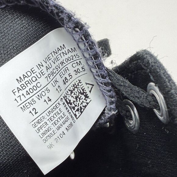 Converse Chuck Taylor All Star CX Hybrid Shoes Mens 12 Black Purple High Top - Picture 14 of 16